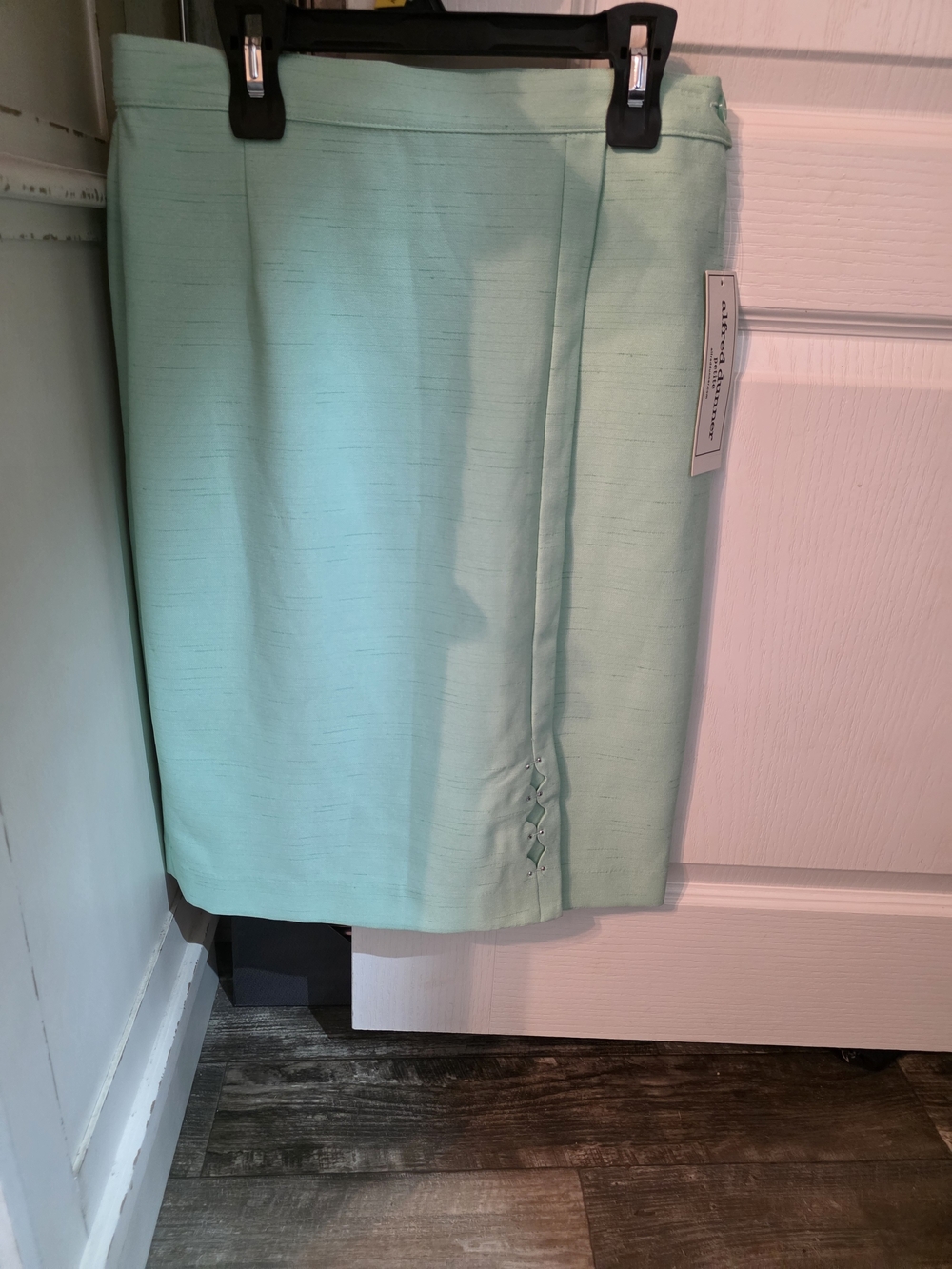 Alfred Dunner Mint Green Pencil Skirt